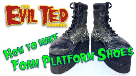 how to make platform shoes - diy platform boots.